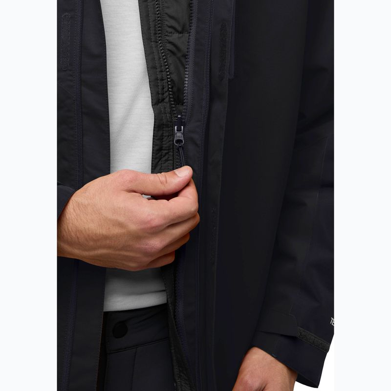 Férfi 3 az 1-ben dzseki Jack Wolfskin Jasper 3In1 fekete 15