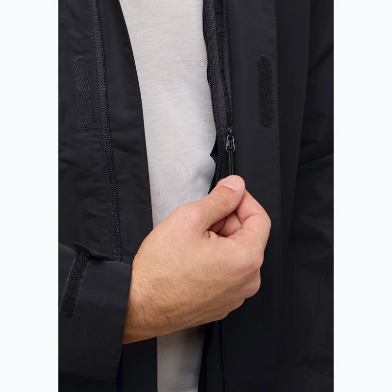 Férfi 3 az 1-ben dzseki Jack Wolfskin Jasper 3In1 fekete 16