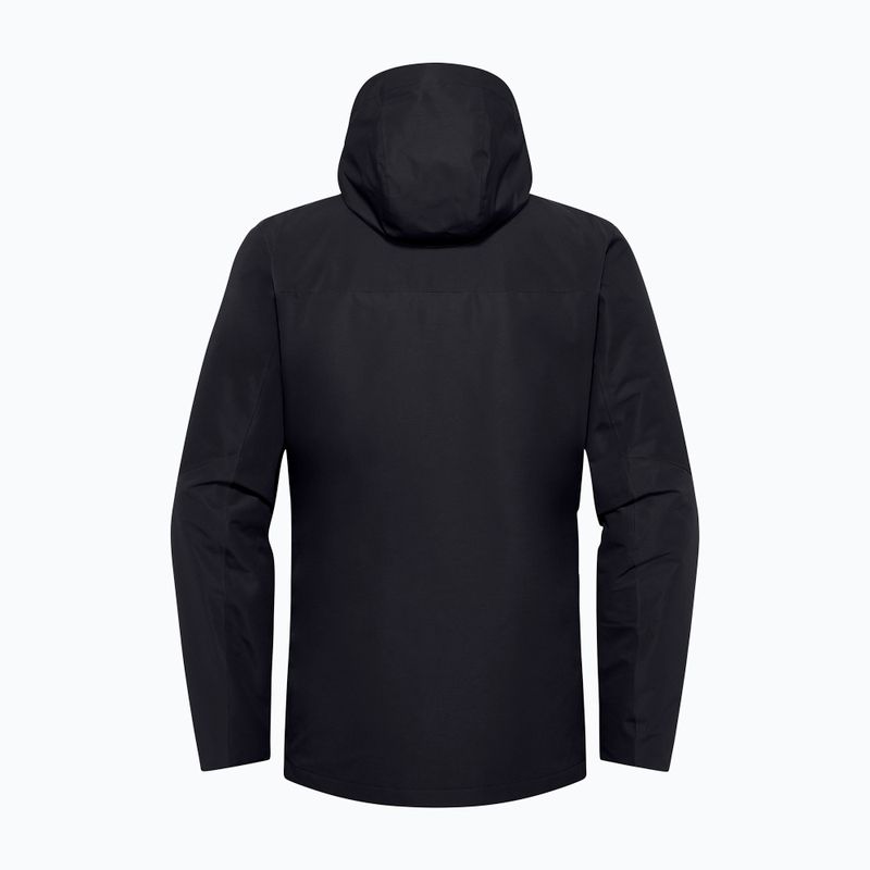 Férfi 3 az 1-ben dzseki Jack Wolfskin Jasper 3In1 fekete 21