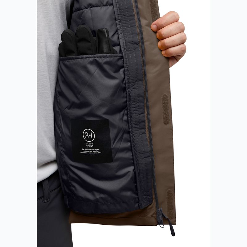 Jack Wolfskin férfi Jasper 3In1 dzseki hideg kávé 14