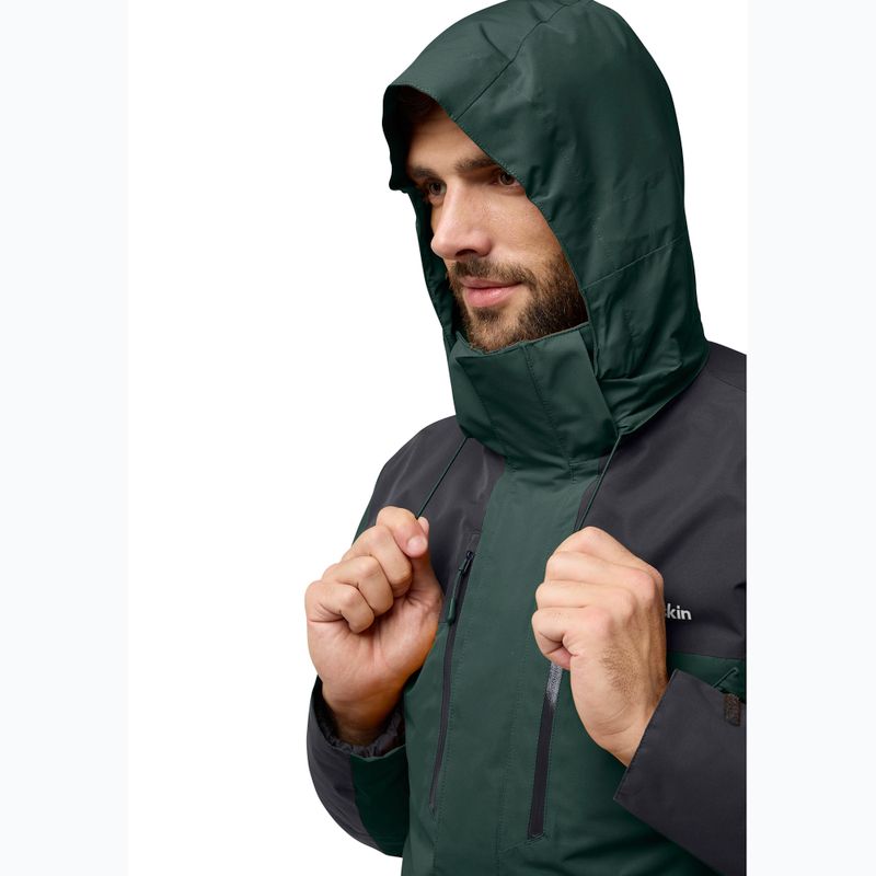 Jack Wolfskin férfi Jasper 3In1 dzseki fekete olívazöld 7