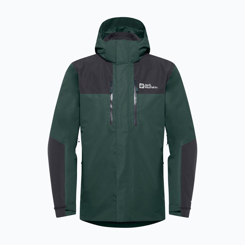 Jack Wolfskin férfi Jasper 3In1 dzseki fekete olívazöld 17