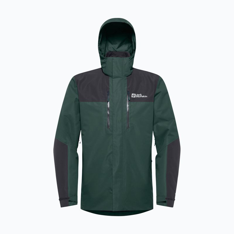 Jack Wolfskin férfi Jasper 3In1 dzseki fekete olívazöld 18