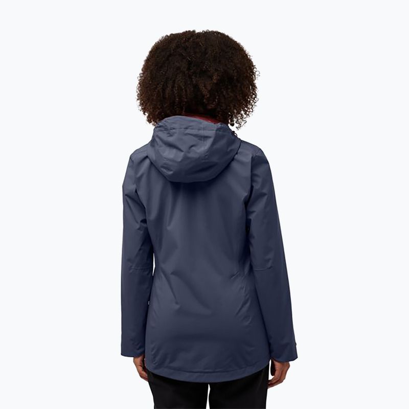 Jack Wolfskin női Rotwand 3In1 fleece melegítőfelső grafit 2