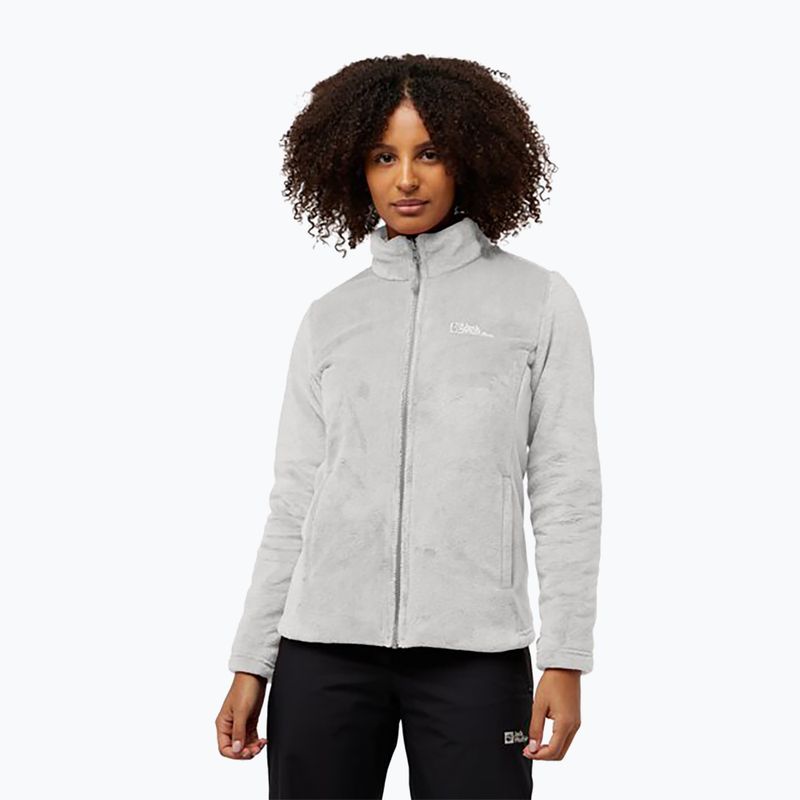 Jack Wolfskin női Rotwand 3In1 fleece melegítőfelső grafit 4