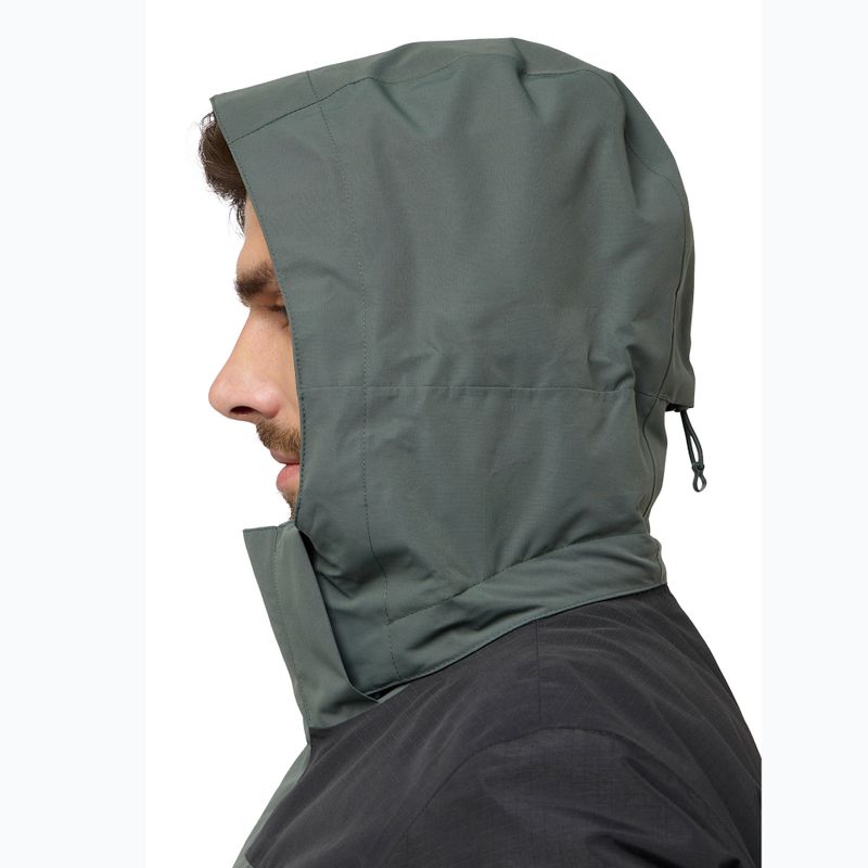 Jack Wolfskin férfi Romberg 3In1 kabát pala zöld 7