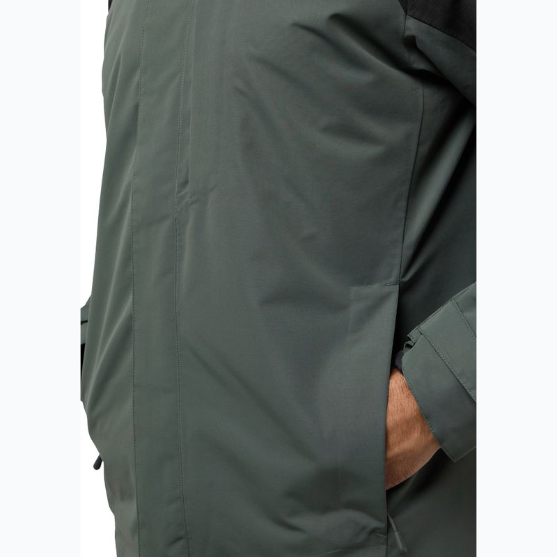 Jack Wolfskin férfi Romberg 3In1 kabát pala zöld 9
