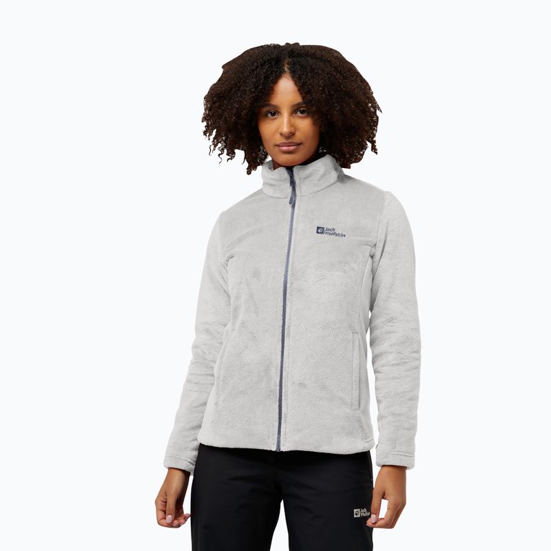 Jack Wolfskin női Rotwand 3In1 fleece melegítőfelső grafit 4
