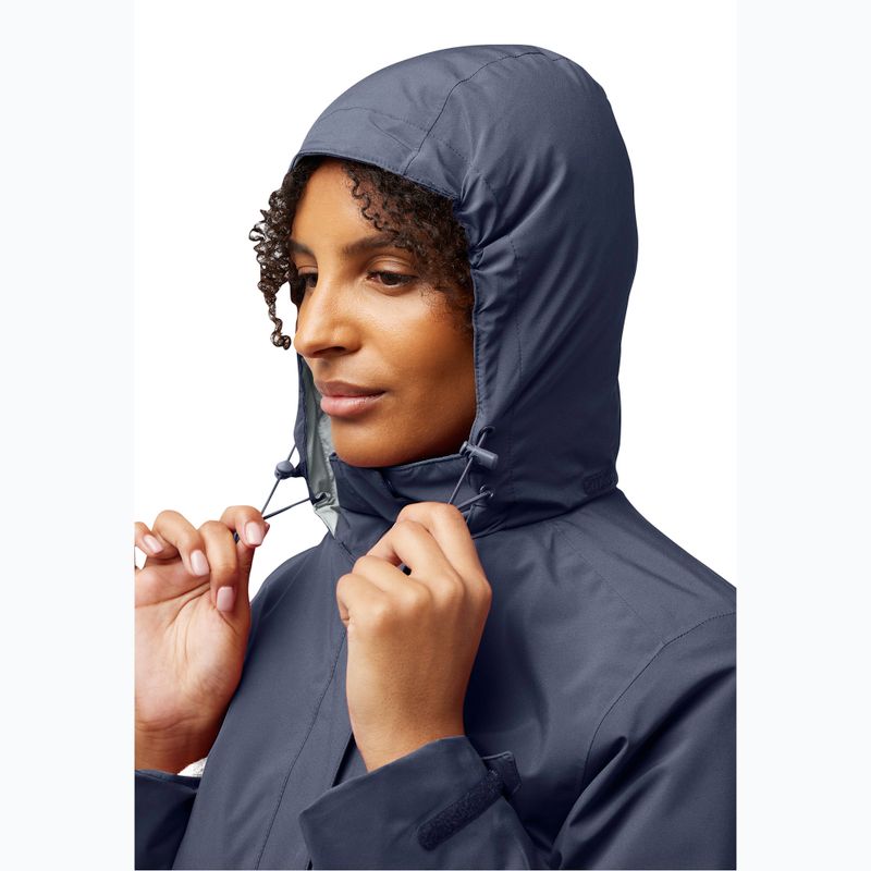 Jack Wolfskin női Rotwand 3In1 fleece melegítőfelső grafit 7