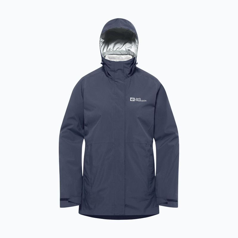 Jack Wolfskin női Rotwand 3In1 fleece melegítőfelső grafit 13