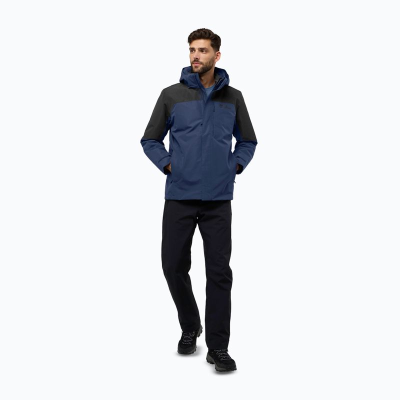Jack Wolfskin férfi 3 az 1-ben kabát Romberg 3In1 midnight sky 2