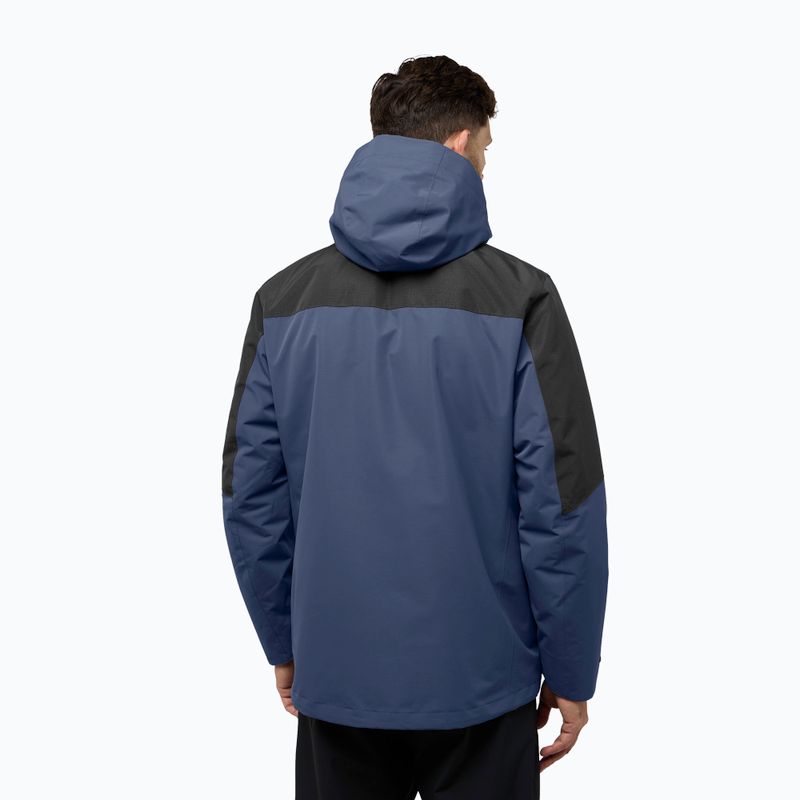 Jack Wolfskin férfi 3 az 1-ben kabát Romberg 3In1 midnight sky 3