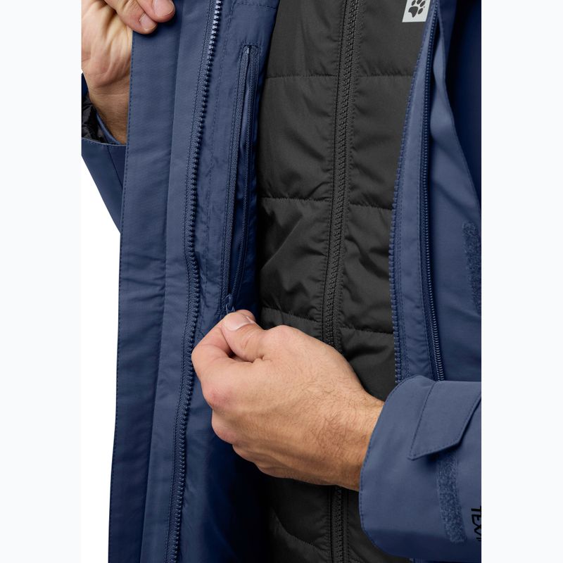 Jack Wolfskin férfi 3 az 1-ben kabát Romberg 3In1 midnight sky 12