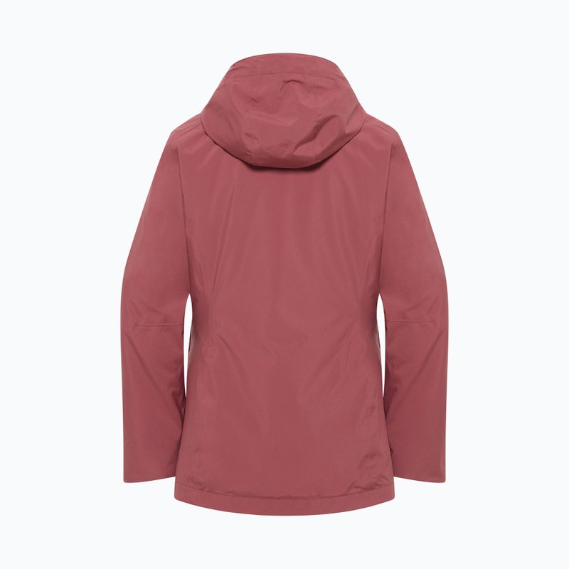 Jack Wolfskin női Rotwand 3In1 fleece pulóver piros okkersárga színben 14