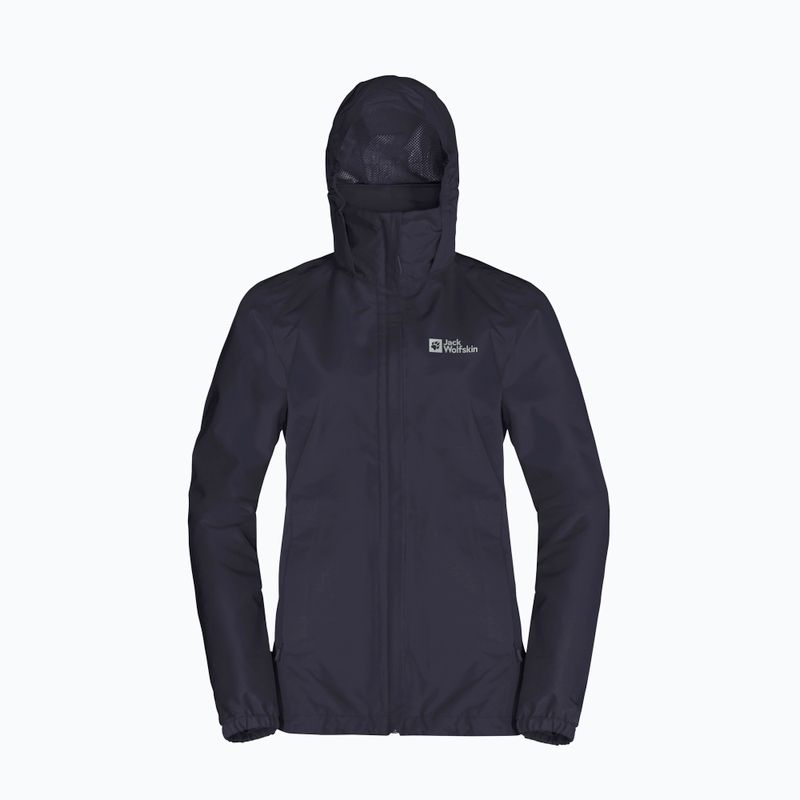 Jack Wolfskin Stormy Point 2L női esőkabát grafit 8