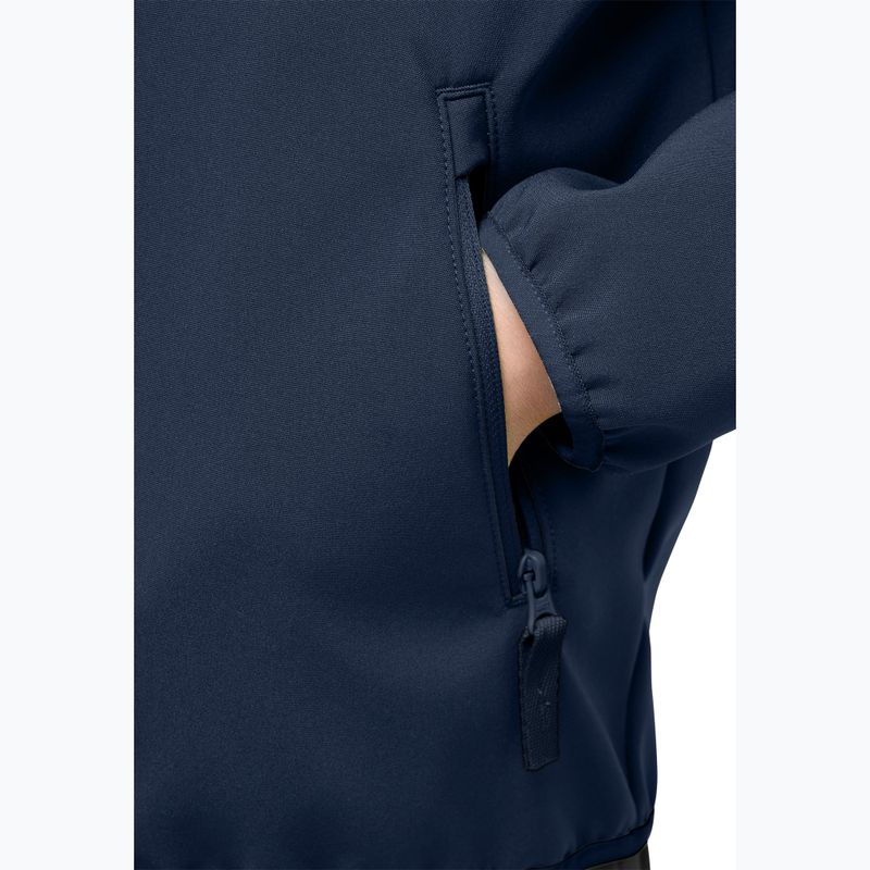 Jack Wolfskin gyermek softshell dzseki Fourwinds éjszakai kék 4
