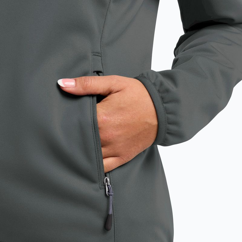 Női softshell dzseki Jack Wolfskin Windhain Hoody pala zöld 6