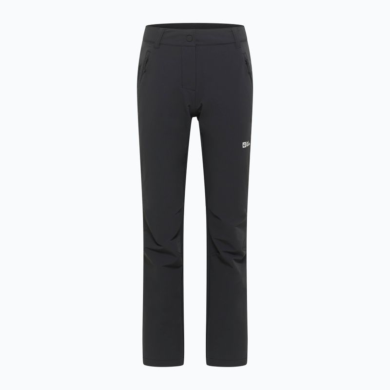 Női softshell nadrág Jack Wolfskin Activate Thermic fekete 6
