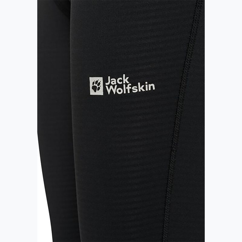 Férfi Jack Wolfskin Infinite Warm termikus nadrág fekete 3