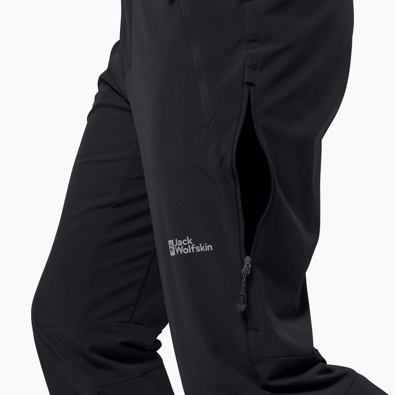 Jack Wolfskin férfi softshell nadrág Alpspitze Tour fekete 4