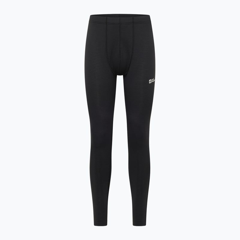 Férfi Jack Wolfskin Infinite Warm termikus nadrág fekete 3