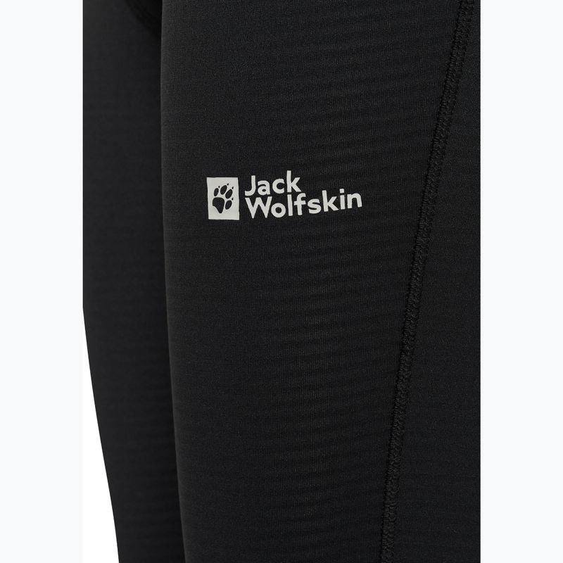 Férfi Jack Wolfskin Infinite Warm termikus nadrág fekete 5