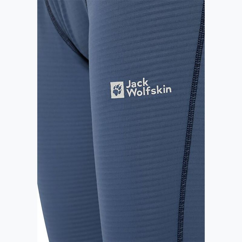 Férfi Jack Wolfskin Infinite Warm természet kék termónadrág 3