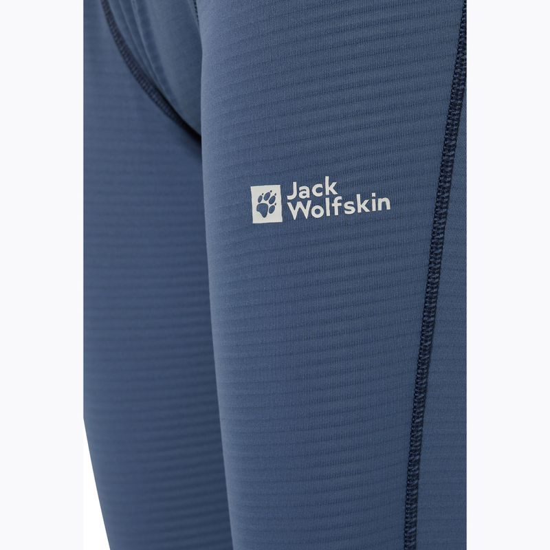 Férfi Jack Wolfskin Infinite Warm természet kék termónadrág 5