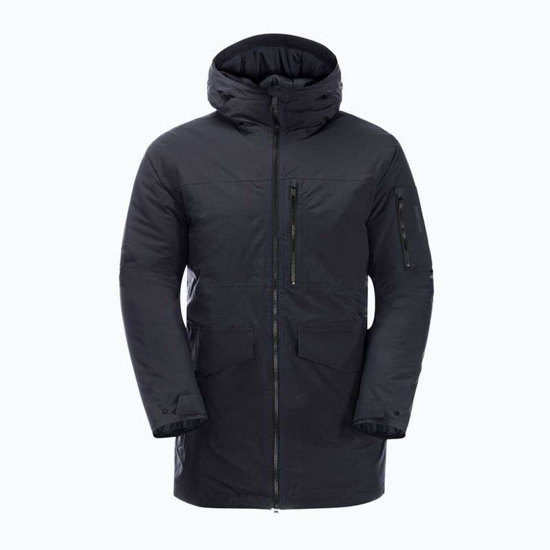 Férfi Jack Wolfskin Koenigsbau Parka pehelypaplan kabát sötét navy 7