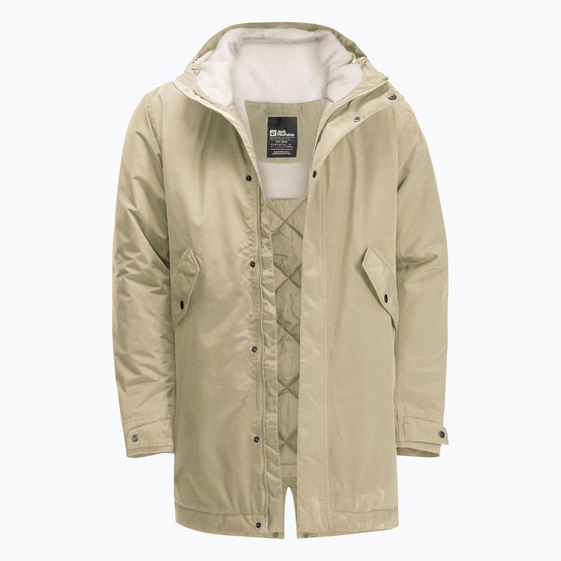 Jack Wolfskin női télikabát Talforst Parka anis 8