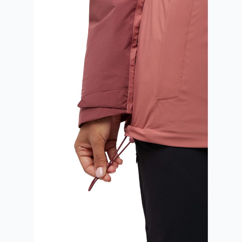3in1 női kabát Jack Wolfskin Hunberg mineral red 8