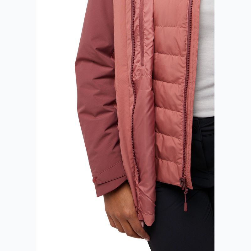 3in1 női kabát Jack Wolfskin Hunberg mineral red 12