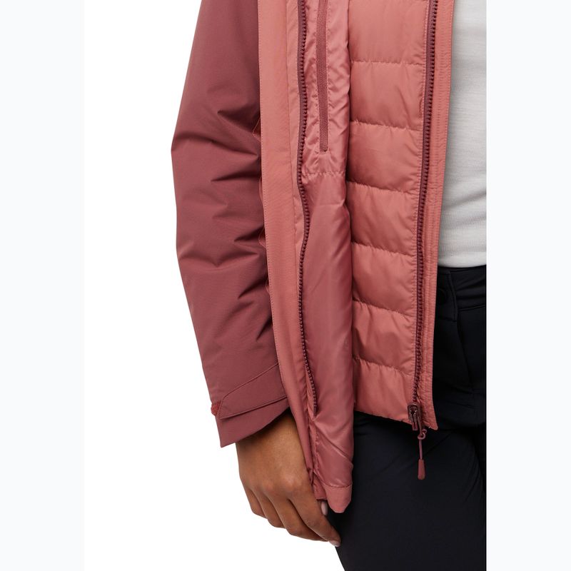 3in1 női kabát Jack Wolfskin Hunberg mineral red 14