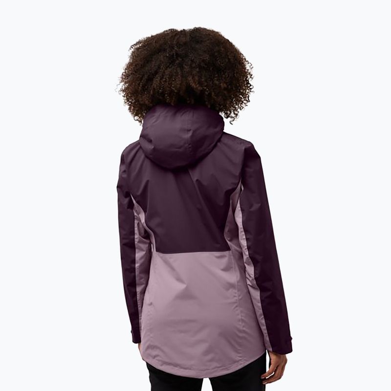 3in1 női kabát Jack Wolfskin Hunberg wild blossom 2