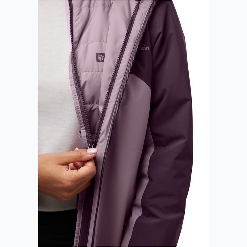 3in1 női kabát Jack Wolfskin Hunberg wild blossom 11