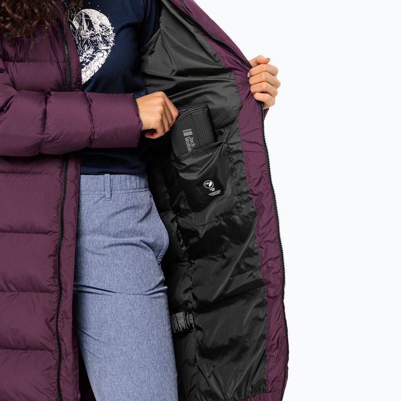 Jack Wolfskin női pehelykabát Frozen Palace bogyós gyümölcs lekvárral 5