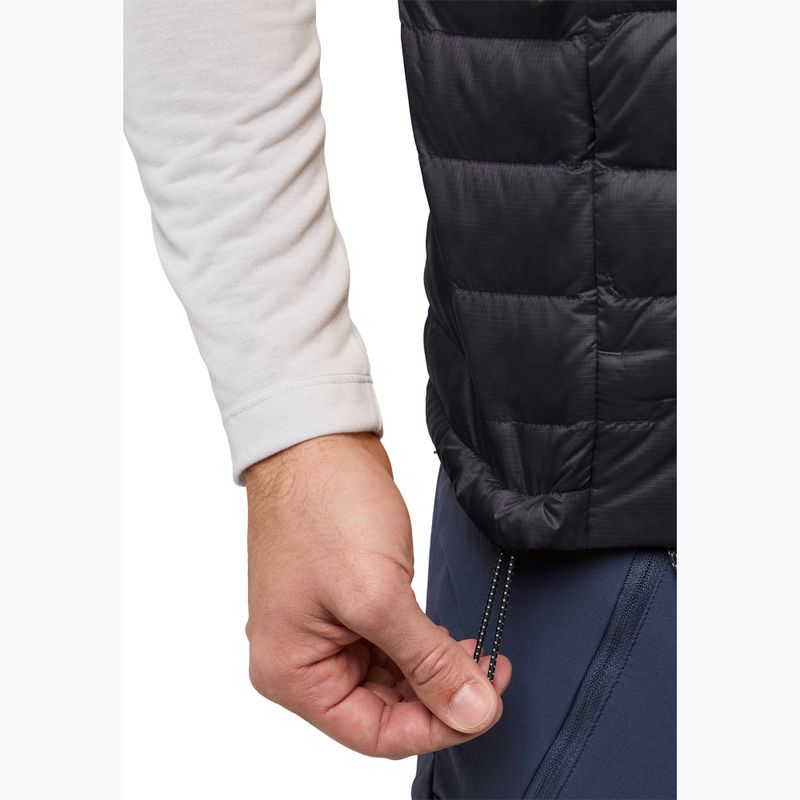 Férfi Jack Wolfskin Passamani Down phantom trekking ujjatlan kabát 7