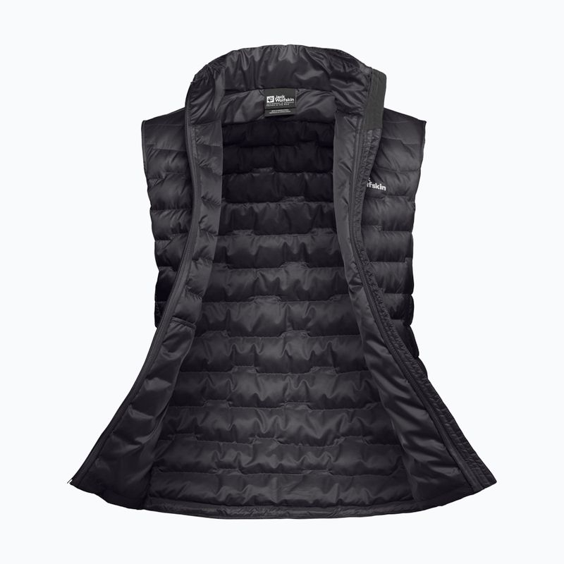 Férfi Jack Wolfskin Passamani Down phantom trekking ujjatlan kabát 12