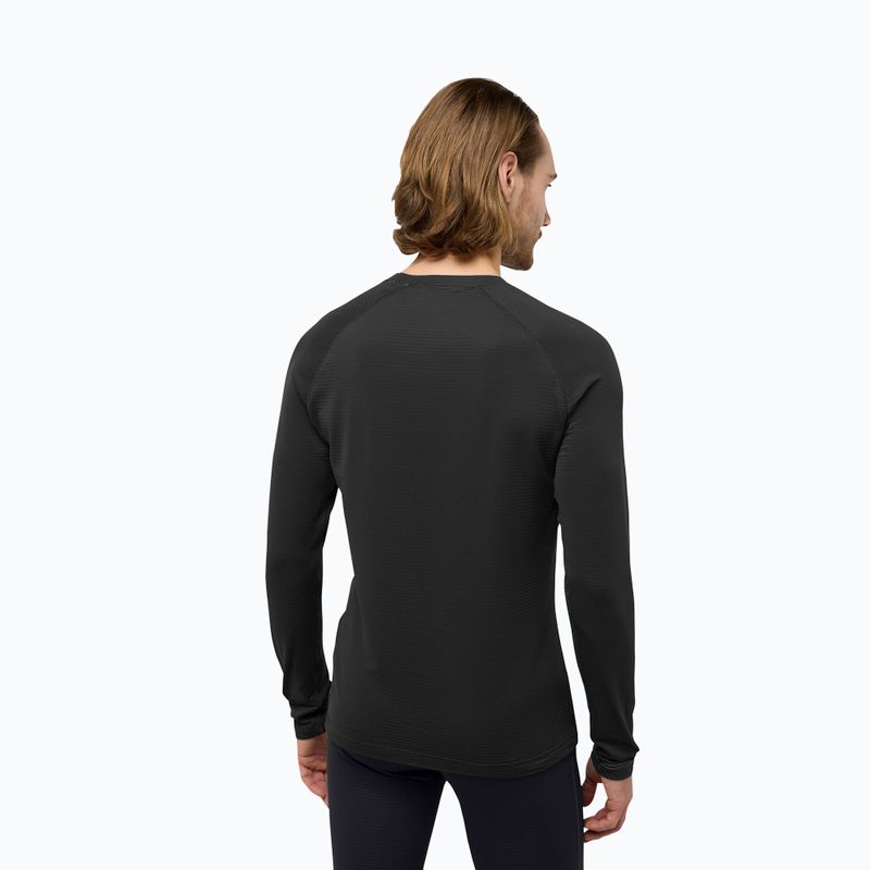 Férfi termoaktív pulóver Jack Wolfskin Infinite Warm fekete 2