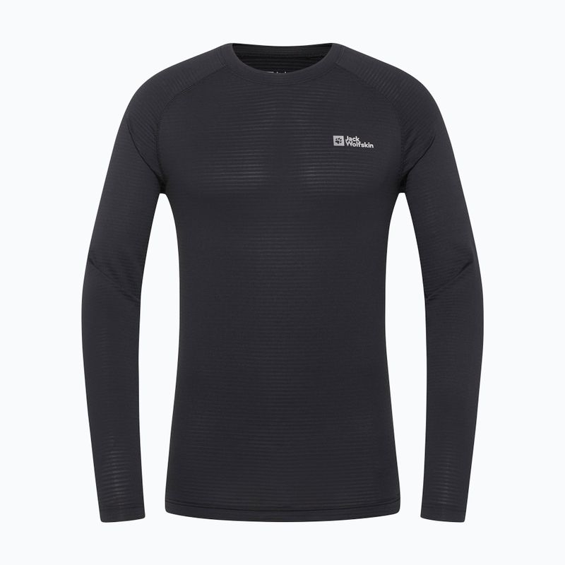 Férfi termoaktív pulóver Jack Wolfskin Infinite Warm fekete 3