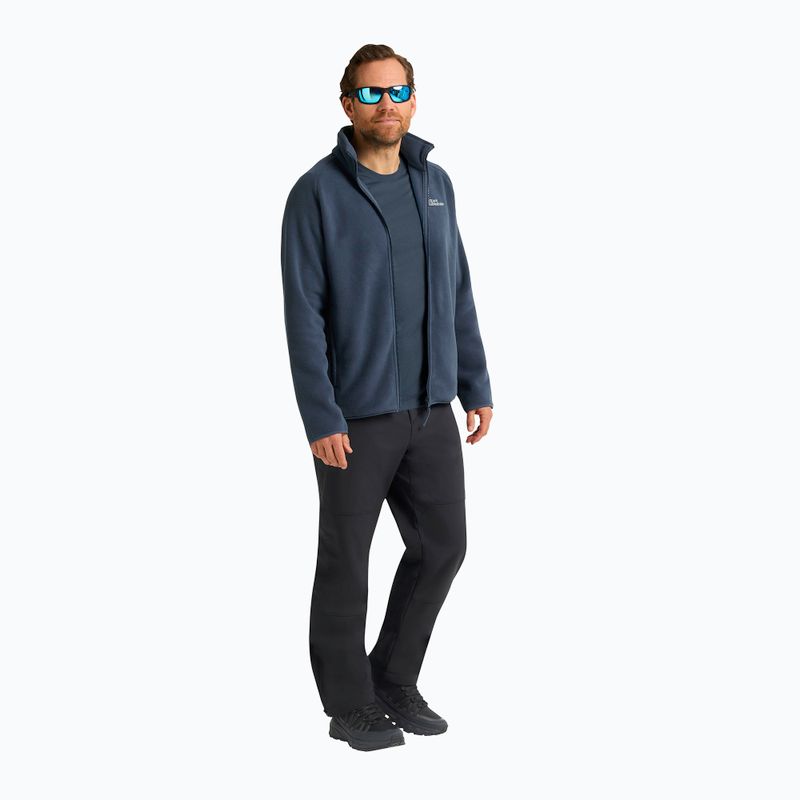 Férfi Jack Wolfskin Sky Thermal hosszú ujjú termikus póló midnight sky színben 2
