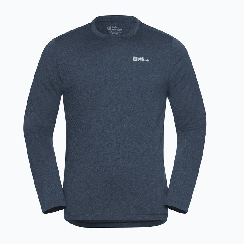 Férfi Jack Wolfskin Sky Thermal hosszú ujjú termikus póló midnight sky színben 5