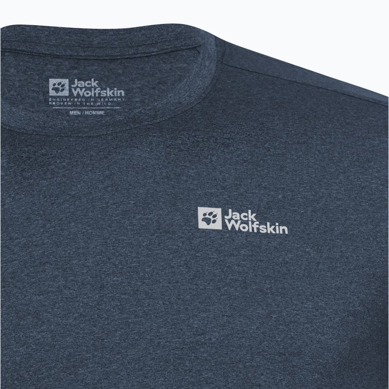 Férfi Jack Wolfskin Sky Thermal hosszú ujjú termikus póló midnight sky színben 7