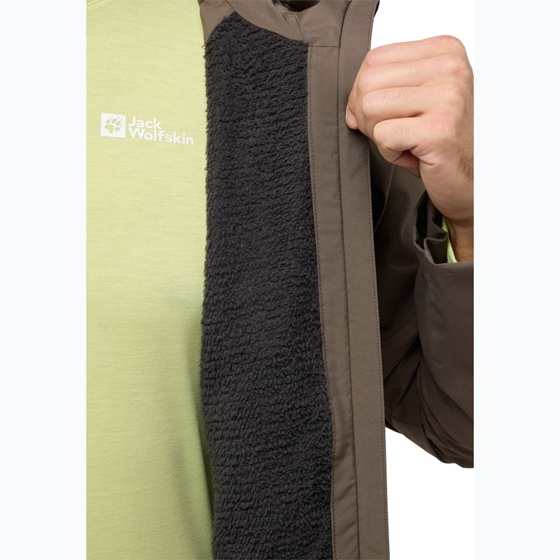 Jack Wolfskin férfi Prelight 2L Ins hideg kávés esőkabát 5