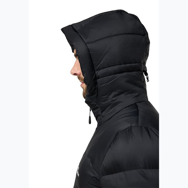 Jack Wolfskin férfi pehelypaplan Nebelhorn Down Hoody fekete 6
