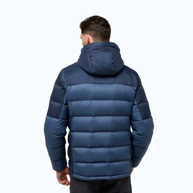 Jack Wolfskin férfi pehelypaplan Nebelhorn Down Hoody természet kék 2