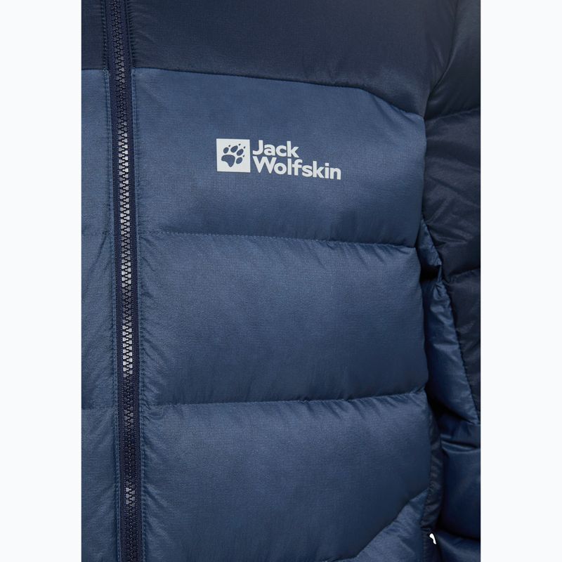 Jack Wolfskin férfi pehelypaplan Nebelhorn Down Hoody természet kék 12