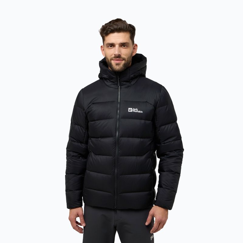 Jack Wolfskin férfi pehelypaplan Nebelhorn Down Hoody fekete
