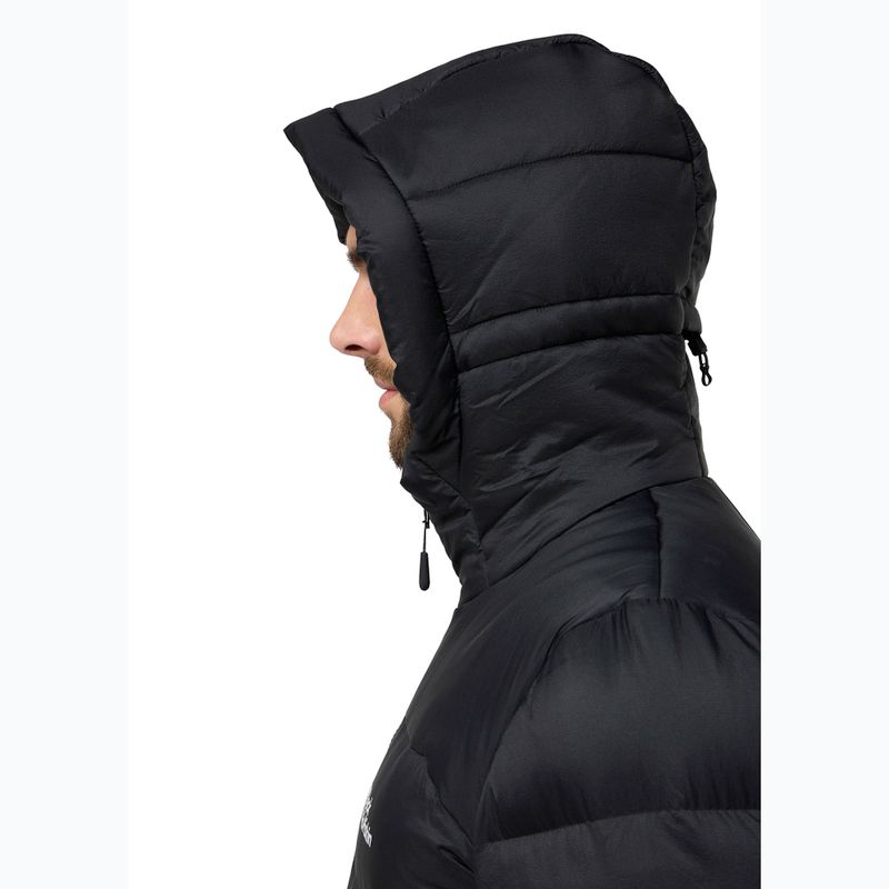 Jack Wolfskin férfi pehelypaplan Nebelhorn Down Hoody fekete 5