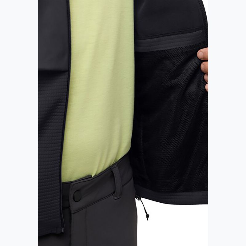 Jack Wolfskin férfi fleece pulóver Dormer fekete 4
